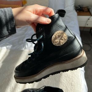 Converse boots, only wore these once, see photos